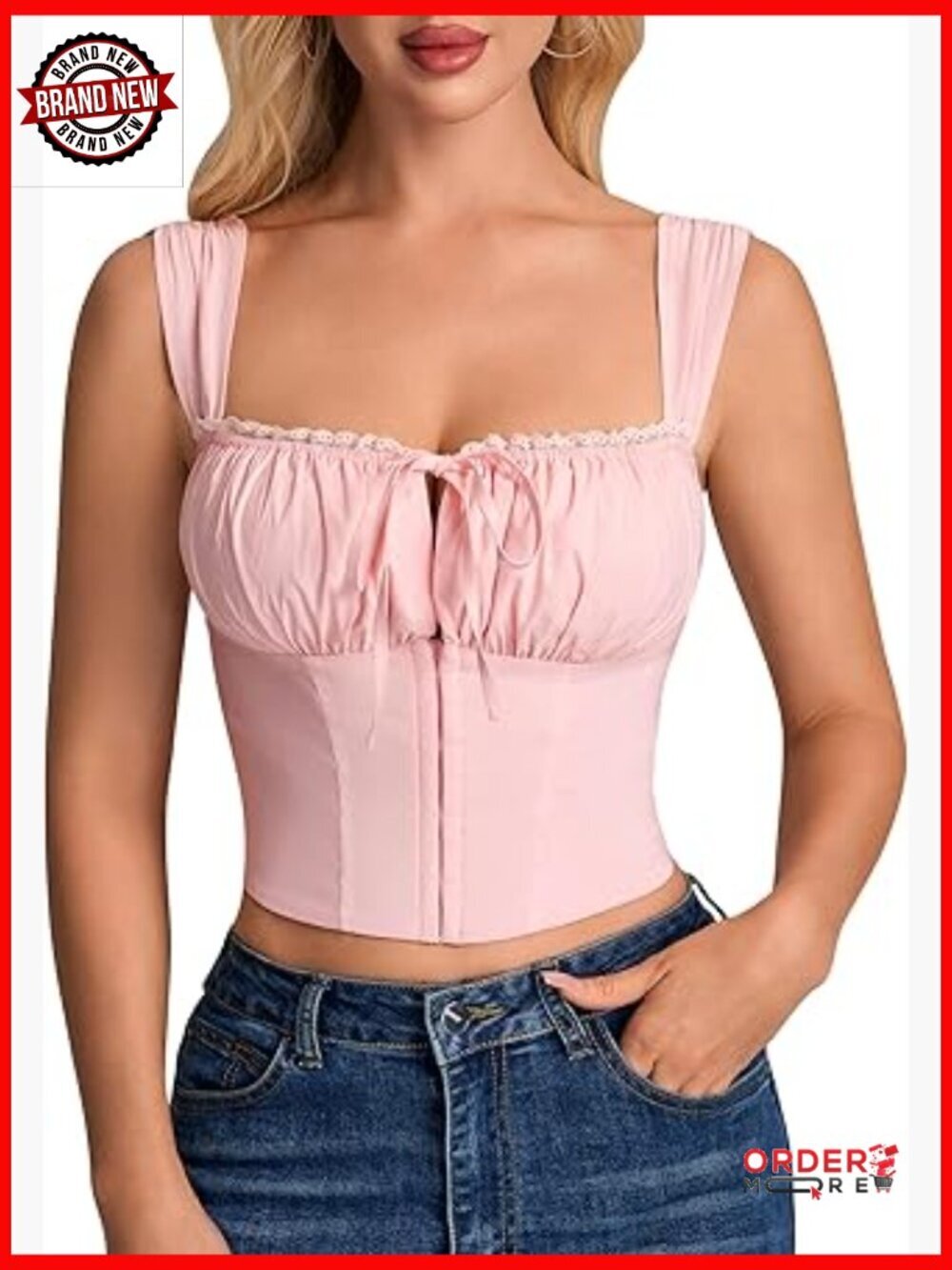 Lace Square Neck Sleeveless Corset Crop Top Y2K Going Out Club Party